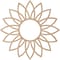 Ekena Millwork Daisy Wood Fretwork Pierced Ceiling Medallion, Alder, 32"OD x 11 1/8"ID x 1/4"T CMWP32X32X0250DAAL - alternate 4